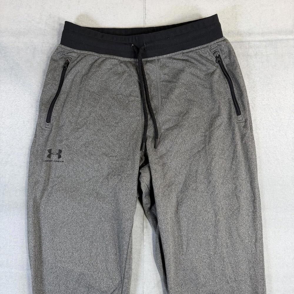 Under Armour Sportstyle Jogger Sweatpants Mens Medium Gray Loose Coldgear - Picture 2 of 5